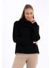 RISA Damen Pullover Mit Rollkragen in Schwarz