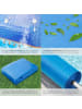 tectake Pool-Solarfolie, platzsparend verstaubar, Durchmesser 300 cm