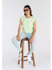 Laura Scott T-Shirt in lila, mintgrün, grau mel., schwarz