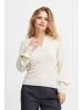 PULZ Jeans Strickpullover PZSARA Vneck Glitter Pullover - 50207855 in