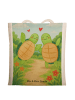 Mr. & Mrs. Panda Shopping Tasche Schildkröten Paar Design ohne S... in Weiß