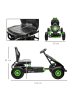 HOMCOM Gokart Tretauto Grün+Schwarz