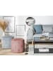 Beliani Pouf COROLLA in Rosa - (W) 40 x (H) 40 x (L) 40 cm