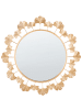 Beliani Wandspiegel CODOLET in Gold - (W) 60 x (H) 60 x (L) 3 cm Horizontal
