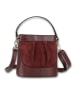 Toscanto Leder Umhängetasche Toscanto Tasche dunkelrot ca. 18cm