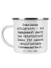 Mr. & Mrs. Panda Becher Emaille Spruch Geschäftspartner Erfolg m... in Weiß