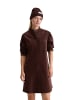 Marc O'Polo Samt-Hemdblusenkleid A-Shape in Black Cherry