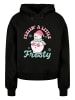 F4NT4STIC Oversized Hoody Cozy Winter Feelin Frosty Snowman in schwarz
