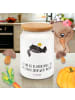 Mr. & Mrs. Panda Teedose Stinktier Ball mit Spruch in Weiß