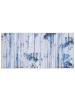 Beliani Kurzflor BURDUR in Blau/Beige - (W) 80 x (H) 0.5 x (L) 150 cm