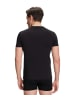 Falke Daily Comfort 2er-Pack T-Shirt Rundhals in Black