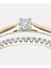 Diamant L'éternel Ring aus 375 Gelbgold mit 0.25 Karat Diamant