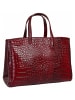 Cluty Handtasche echt Leder in rot