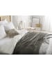Beliani Kuscheldecke TERKE in Grau - (W) 200 x (H) 2 x (L) 220 cm