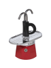 Bialetti Kaffeemaschine Mini Express Italia 90 ml in Silber