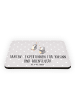 Mr. & Mrs. Panda Magnet Tante Abenteuer mit Spruch in Grau Pastell