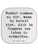Mr. & Mrs. Panda Tischuntersetzer Spruch Wunder Hingabe mit Spruch in Weiß