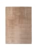 KADIMA DESIGN Teppich Kurzflor Unifarben Polyester Antirutsch Wohnzimmer in Beige
