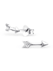 Bungsa Ohrstecker in Silber