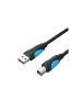 COFI 1453 Druckerkabel USB 2.0 A oder USB-B - Druckerkabel 5m Schwarz in Schwarz