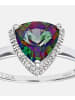 Diamant L'éternel Ring aus 375 Weißgold mit Diamant mit Topas