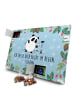 Mr. & Mrs. Panda Tee Adventskalender Panda ZuMenschmenhalt mit Spruch in Eisblau