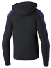 erima Kinder Kapuzensweat in schwarz/ultra violet
