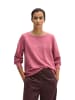 Marc O'Polo Sweatshirt relaxed garment-dyed in Berry Rose