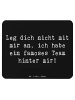 Mr. & Mrs. Panda Mauspad Spruch Im Team zuMenschmenarbeiten mit Spruch in Schwarz