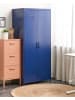 Beliani Kleiderschrank VARNA in Blau - (W) 76 x (H) 171 x (L) 50 cm