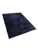 Beliani Shaggy EVREN in Blau - (W) 140 x (H) 3 x (L) 200 cm