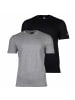 Champion T-Shirt 2er Pack in Schwarz/Grau