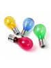 MARELIDA LED Solar Glühbirne GLOW in pink - H: 14cm