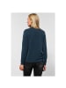 Street One Sweatshirt in deep teal blue