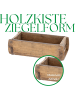 Novaliv Novaliv Holzkiste Vintage 30 x 15 x 10 cm Alte Ziegelform Holz EIN KAM in Braun