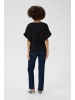 CULTURE Kurzarm-Bluse CUellis Oversize fit in Black