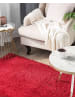 Beliani Shaggy CIDE in Rot - (W) 80 x (H) 7 x (L) 150 cm