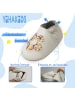 Yihakids Baby Krabbelschuhe aus Leder, weiche Lauflernschuhe mit rutschfester Sohle 