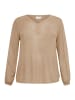 KAFFE curve Langarm-Bluse KCami Regular fit in Petrified Oak