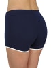 Alkato Alkato Damen Sport Shorts mit Hohem Bund in blau Modell 5