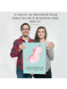 Mr. & Mrs. Panda Poster Axolotl Tanzen mit Spruch in Türkis Pastell