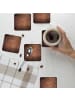 OnlyWow Glasuntersetzer 6er-Set Verrostetes