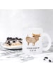Mr. & Mrs. Panda Henkeltasse Sternzeichen Stier mit Spruch in Transparent