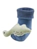 Sterntaler Baby Rasselsocken Dino in mittelblau