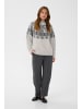 Kaffe Strickpullover KAnicole Regular fit in Light Grey M. W. Dark Grey M.