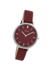 Oozoo Analog-Armbanduhr Oozoo Vintage Series rot mittel (ca. 34mm)