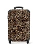 NoBoringSuitCases Suitcase, Handgepäck, Koffer, Trolley, Reisekoffer Brown Panther Print