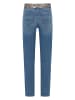 Zero  Jeans mit Leo-Gürtel Style Orlando 28 Inch in Middle Blue Denim