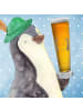 Mr. & Mrs. Panda Bierglas graviert Igel Liebe ohne Spruch in Transparent