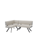 byLiving Eckbank TORONTO in taupe - 128 x 182, H 85 cm